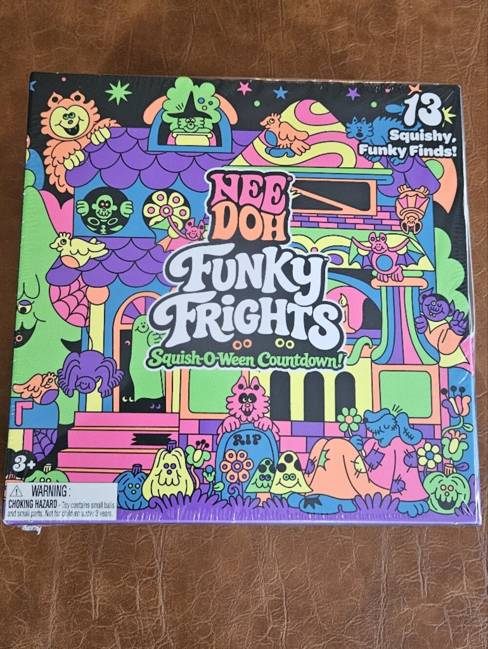 New Schylling Needoh Funky Frights Squish-O-Ween Countdown - Multicolor